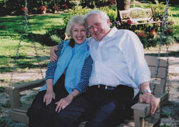 Jan Hayden and her late husband, Ron